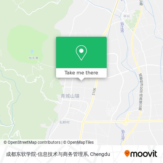 成都东软学院-信息技术与商务管理系 map