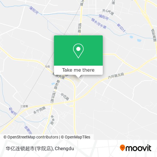 华亿连锁超市(学院店) map
