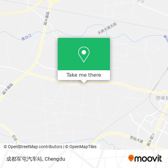 成都军屯汽车站 map