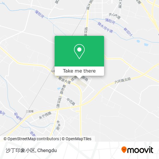 沙丁印象小区 map