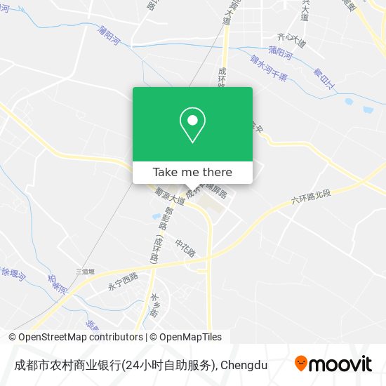 成都市农村商业银行(24小时自助服务) map