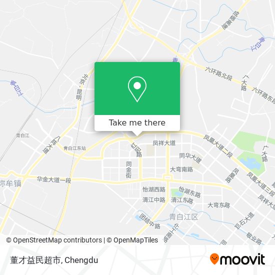 董才益民超市 map