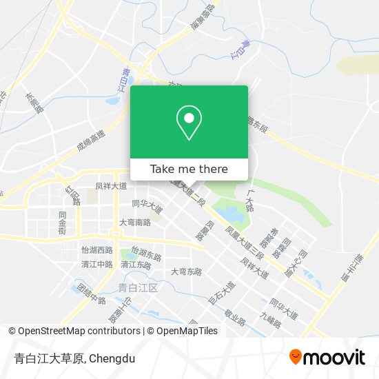 青白江大草原 map