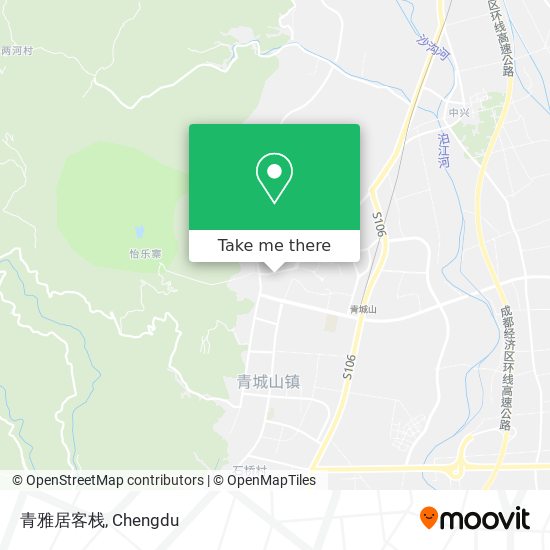 青雅居客栈 map