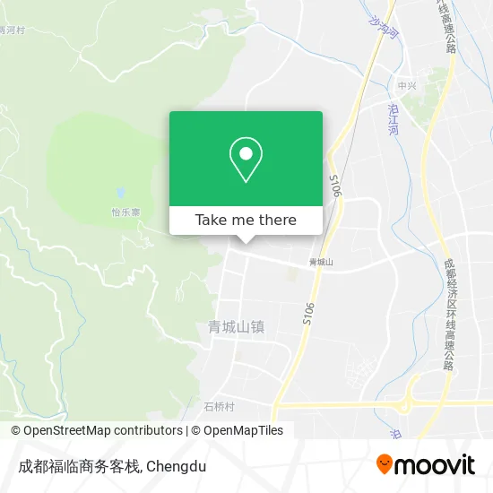 成都福临商务客栈 map