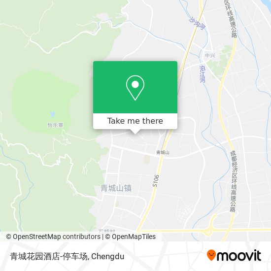 青城花园酒店-停车场 map