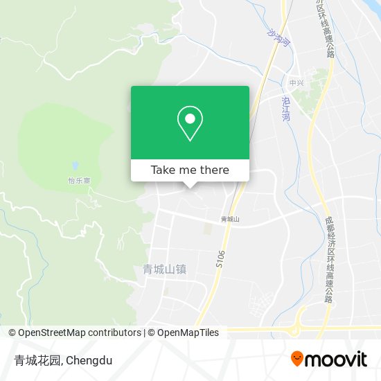 青城花园 map
