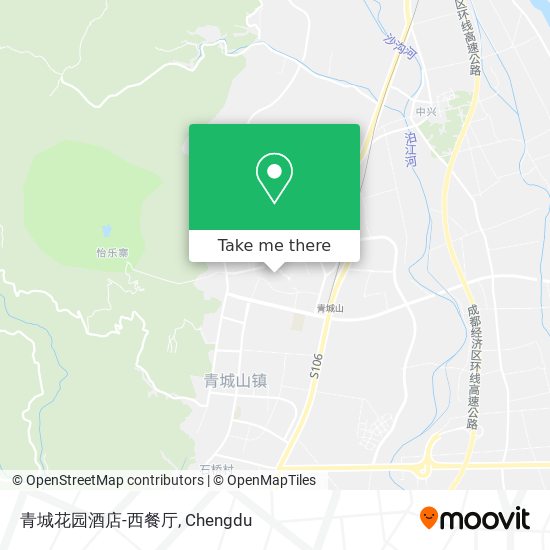 青城花园酒店-西餐厅 map