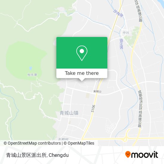 青城山景区派出所 map