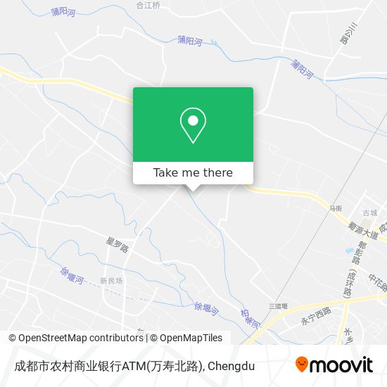 成都市农村商业银行ATM(万寿北路) map