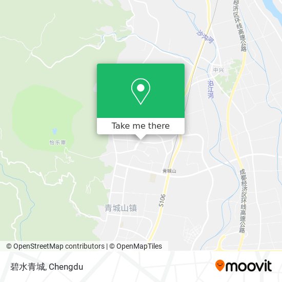 碧水青城 map