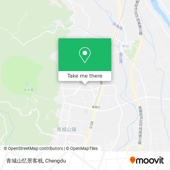 青城山忆景客栈 map