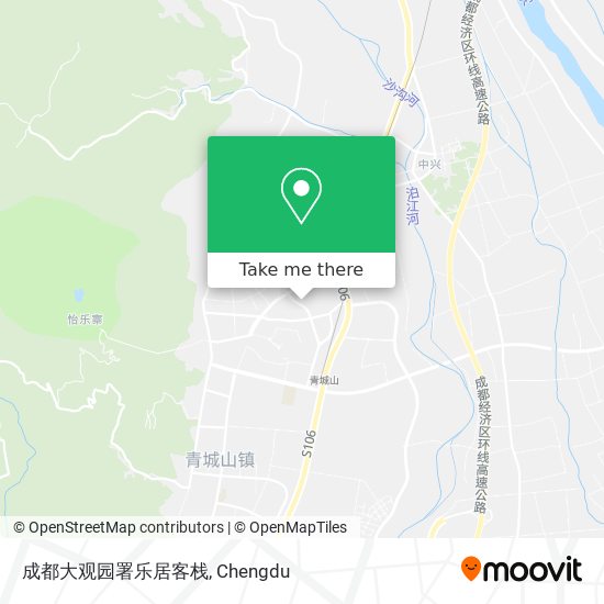 成都大观园署乐居客栈 map