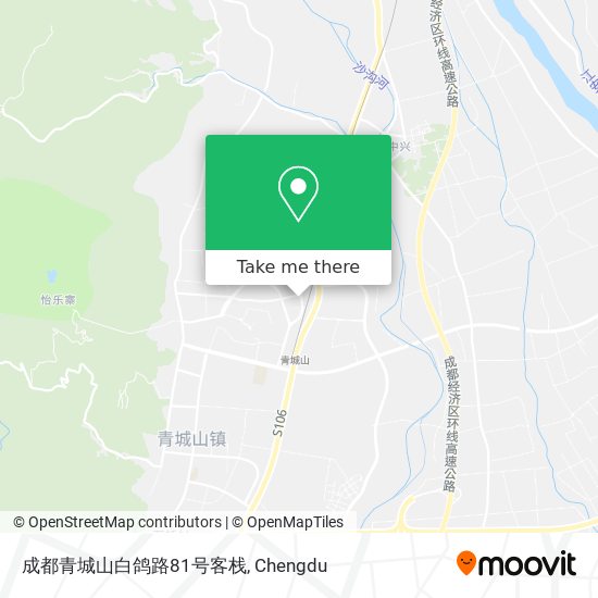 成都青城山白鸽路81号客栈 map