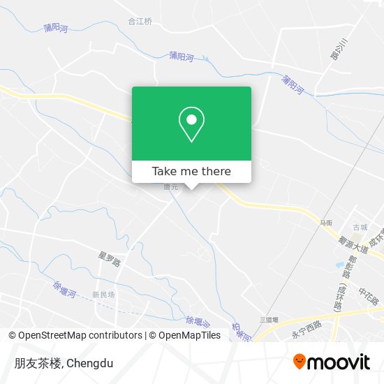 朋友茶楼 map