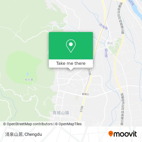 清泉山居 map