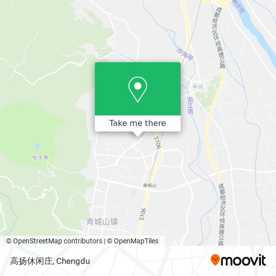 高扬休闲庄 map