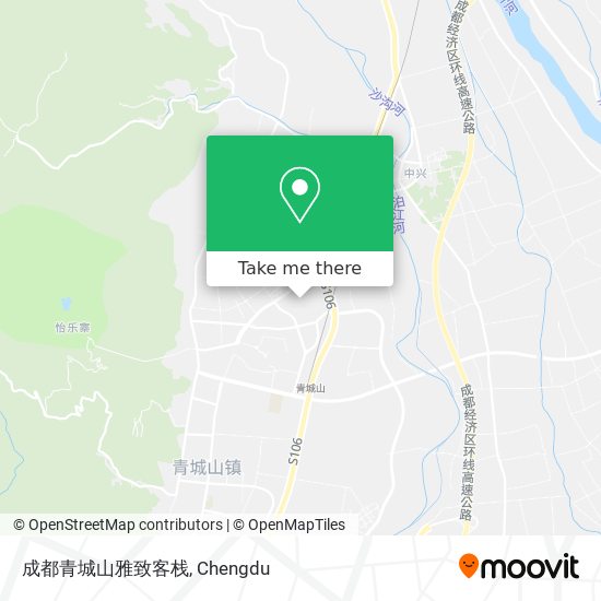 成都青城山雅致客栈 map