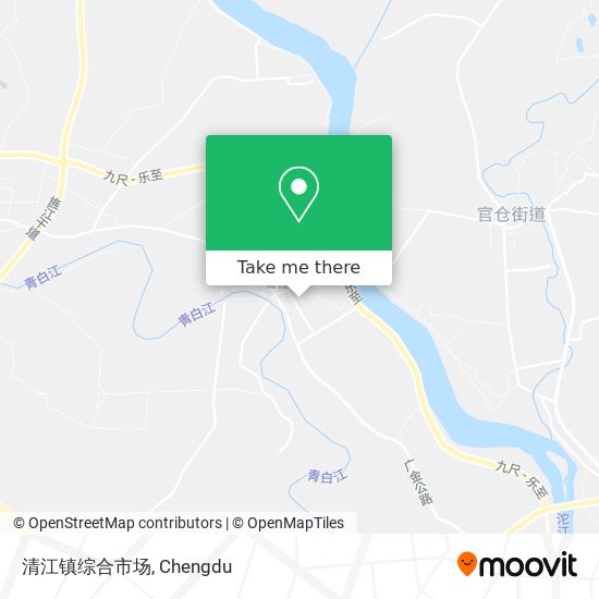 清江镇综合市场 map