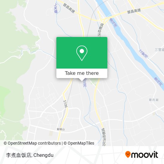 李煮血饭店 map