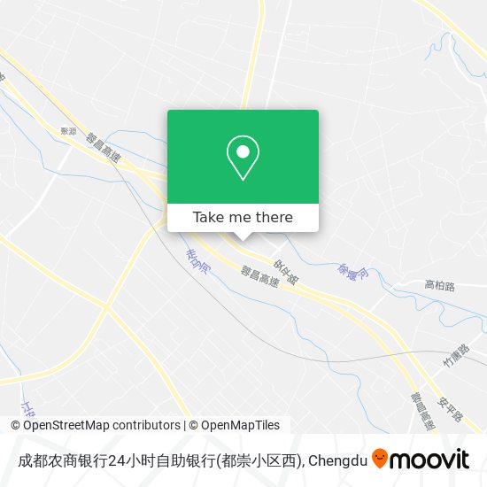 成都农商银行24小时自助银行(都崇小区西) map