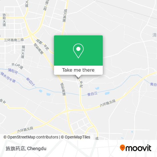 旌旗药店 map