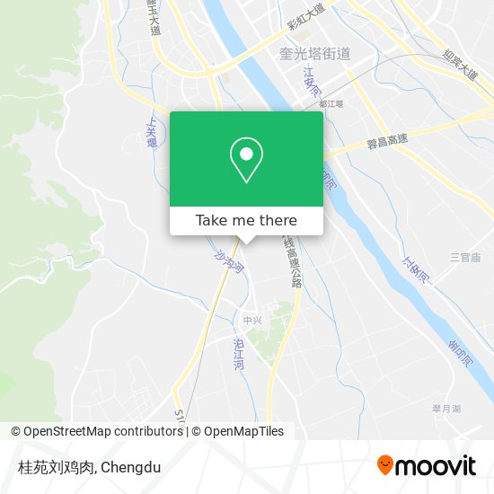 桂苑刘鸡肉 map