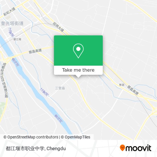 都江堰市职业中学 map