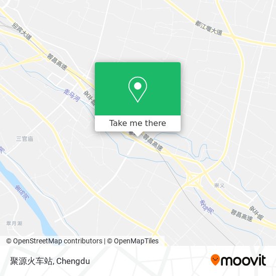 聚源火车站 map