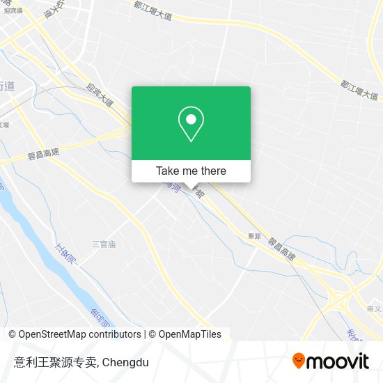 意利王聚源专卖 map
