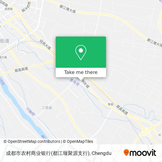成都市农村商业银行(都江堰聚源支行) map