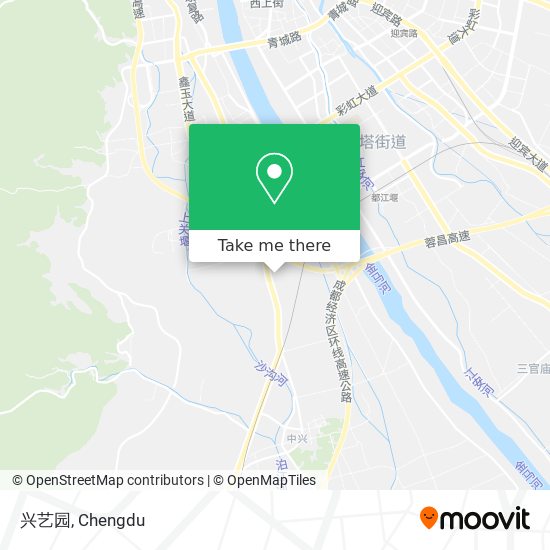 兴艺园 map
