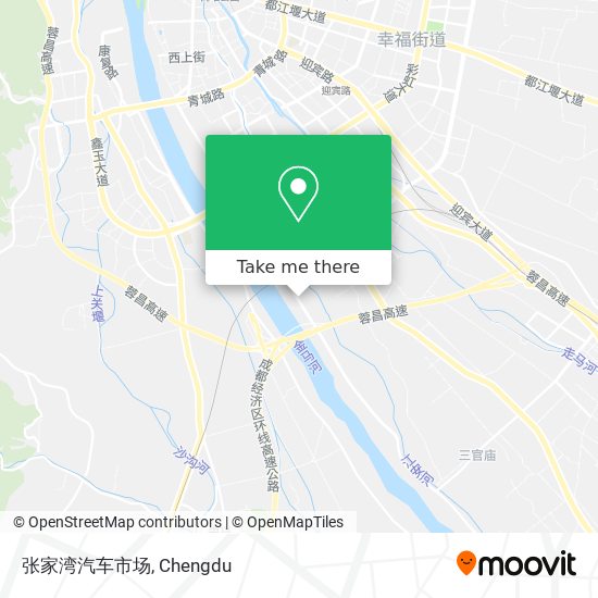 张家湾汽车市场 map