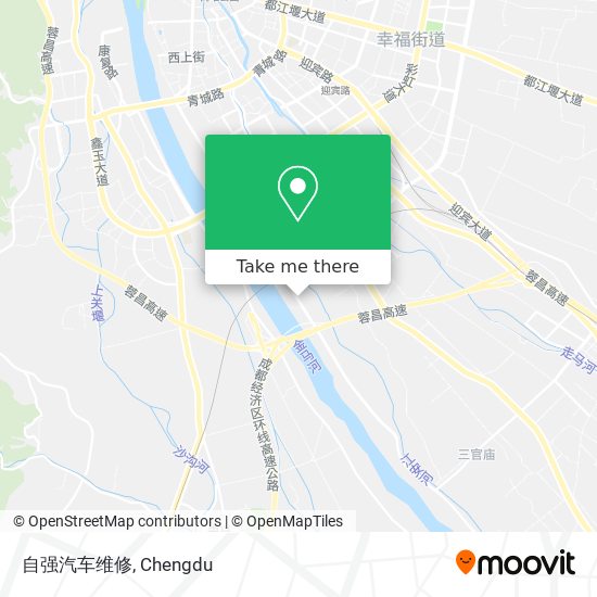 自强汽车维修 map