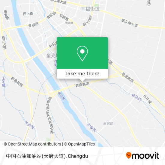 中国石油加油站(天府大道) map