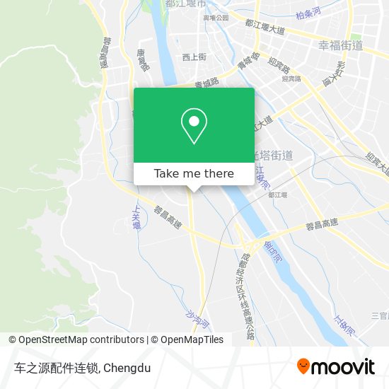 车之源配件连锁 map