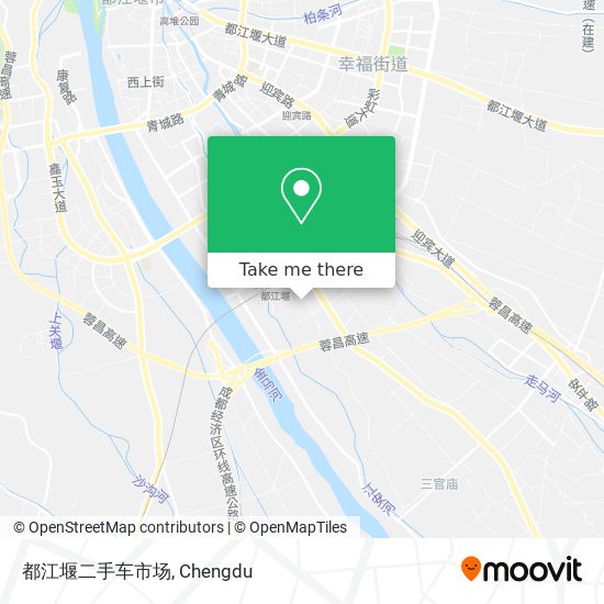 都江堰二手车市场 map