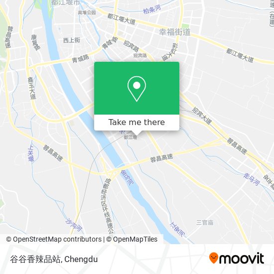谷谷香辣品站 map