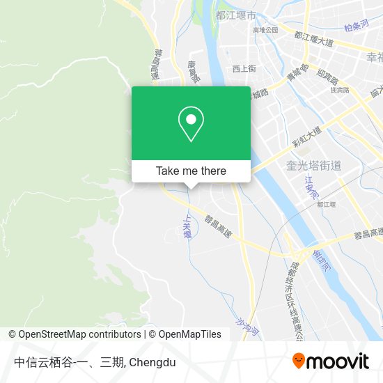 中信云栖谷-一、三期 map