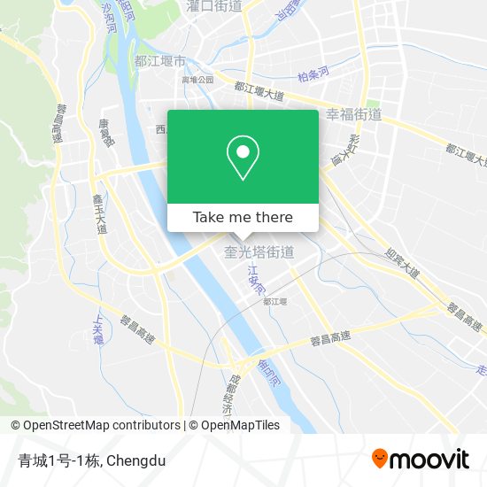 青城1号-1栋 map