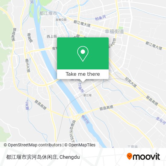 都江堰市滨河岛休闲庄 map