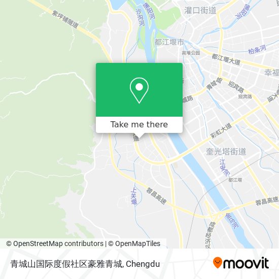 青城山国际度假社区豪雅青城 map