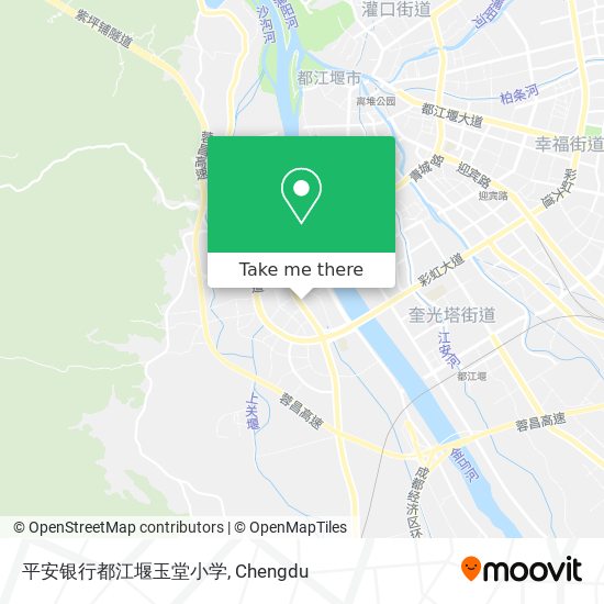 平安银行都江堰玉堂小学 map