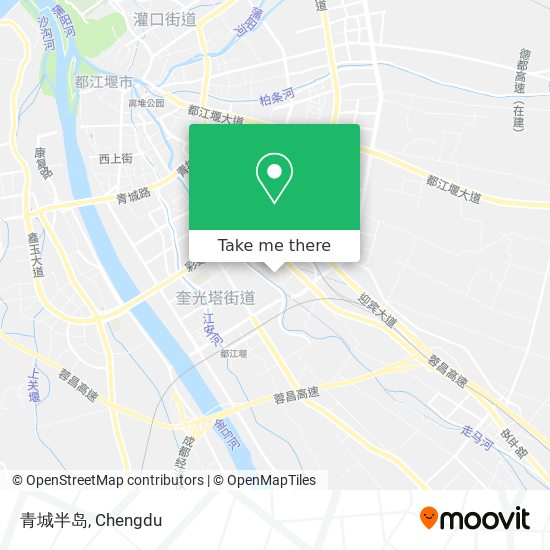 青城半岛 map