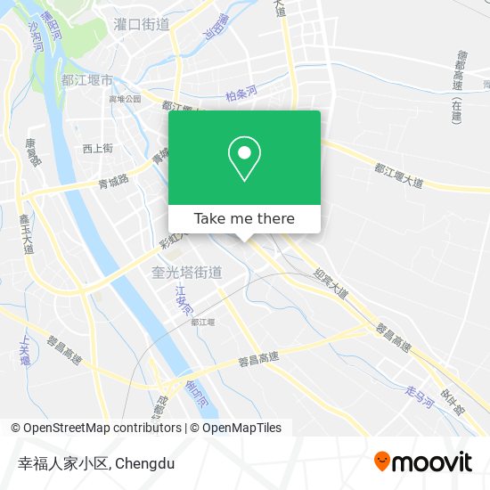 幸福人家小区 map