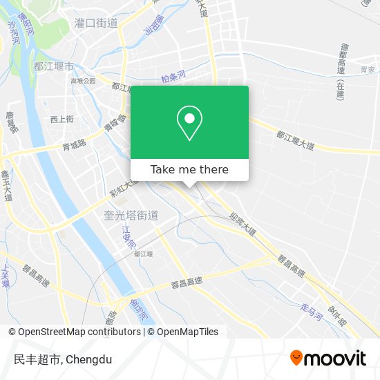 民丰超市 map