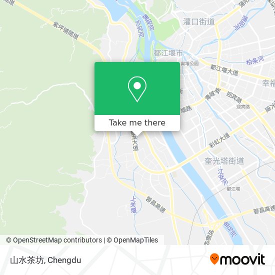 山水茶坊 map