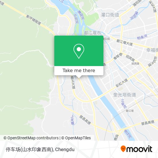 停车场(山水印象西南) map