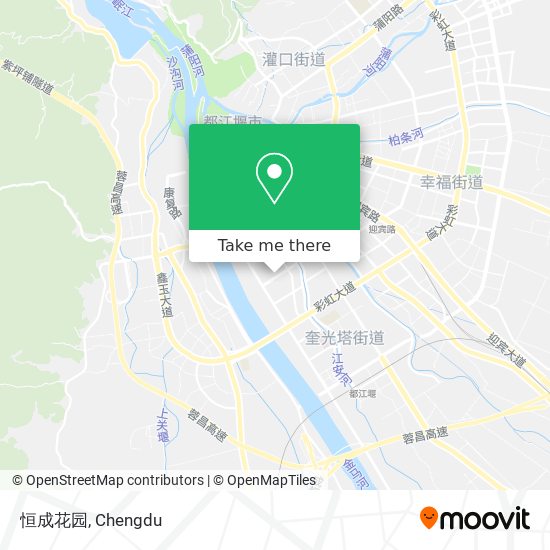 恒成花园 map