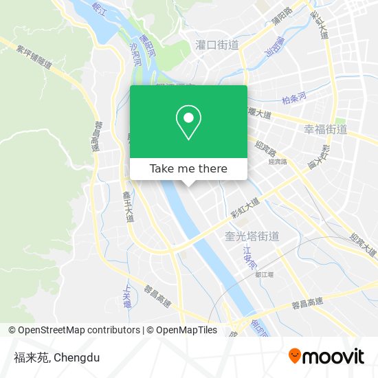 福来苑 map